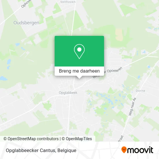 Opglabbeecker Cantus kaart