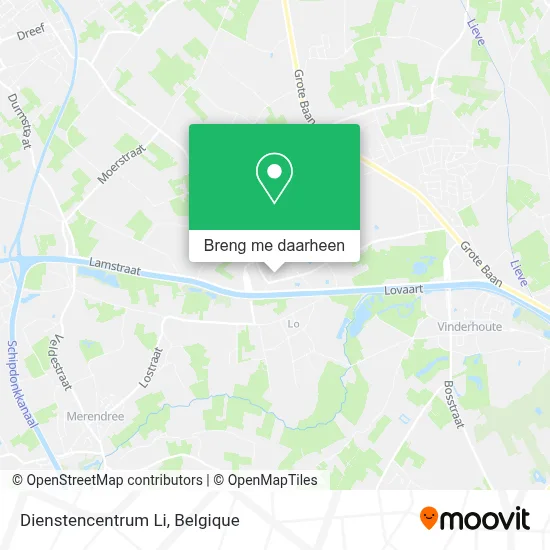 Dienstencentrum Li kaart