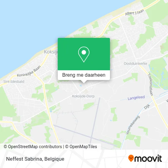 Neffest Sabrina kaart