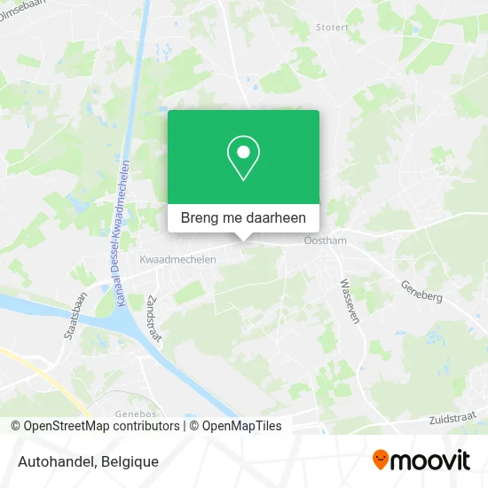 Autohandel kaart