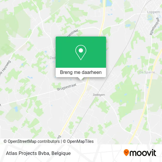 Atlas Projects Bvba kaart