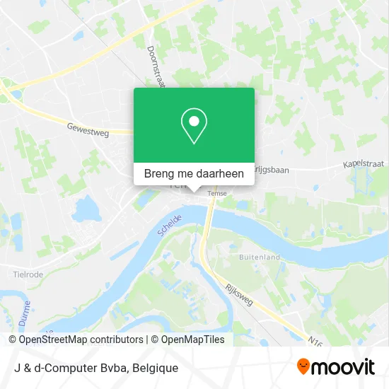 J & d-Computer Bvba kaart