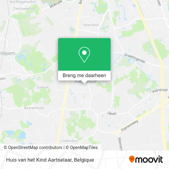 Huis van het Kind Aartselaar kaart