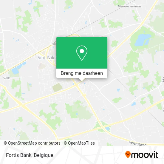 Fortis Bank kaart