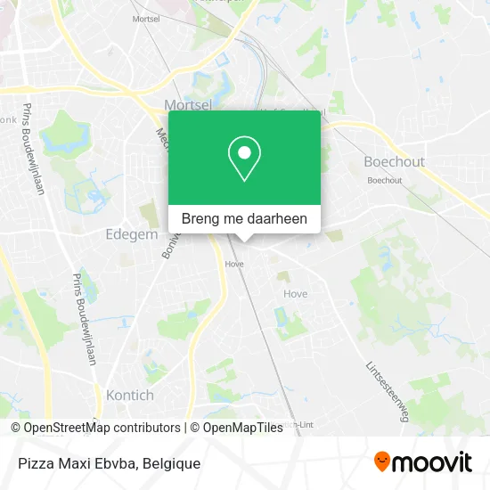 Pizza Maxi Ebvba kaart