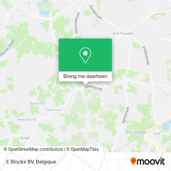 E Blockx BV kaart