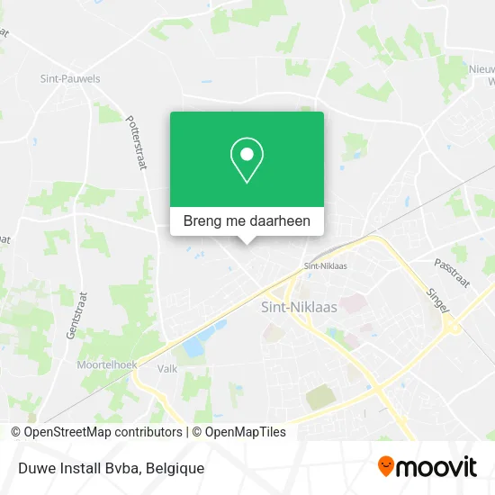Duwe Install Bvba kaart