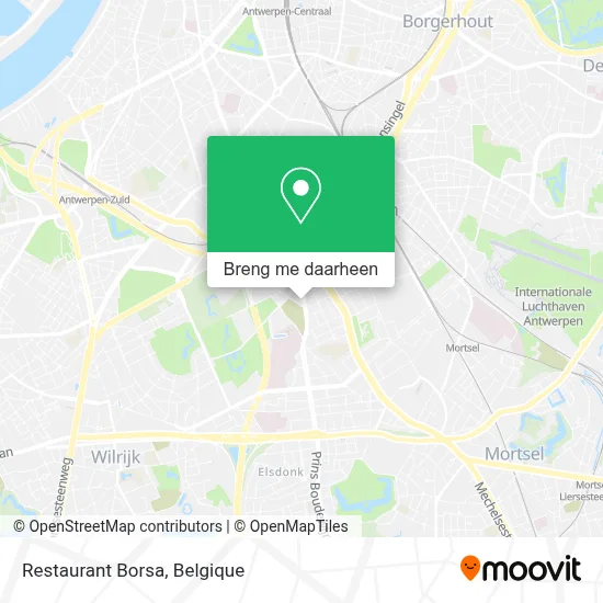 Restaurant Borsa kaart