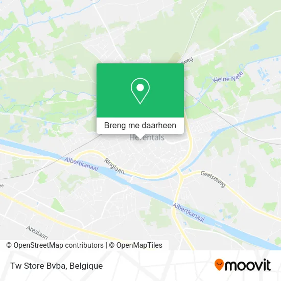 Tw Store Bvba kaart