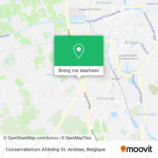 Conservatorium Afdeling St.-Andries kaart