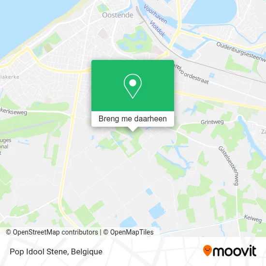 Pop Idool Stene kaart