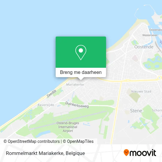 Rommelmarkt Mariakerke kaart