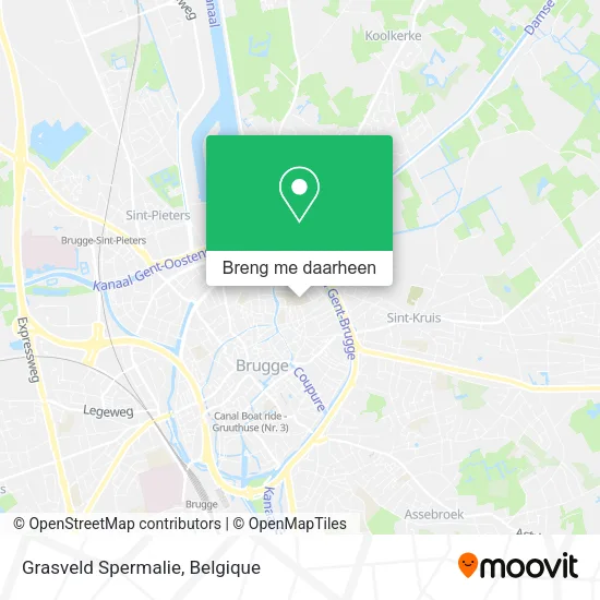Grasveld Spermalie kaart