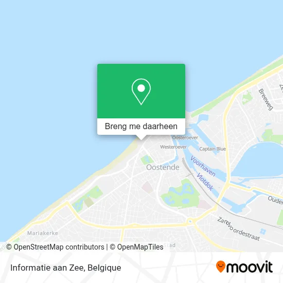 Informatie aan Zee kaart