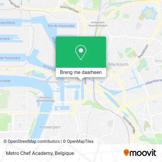 Metro Chef Academy kaart