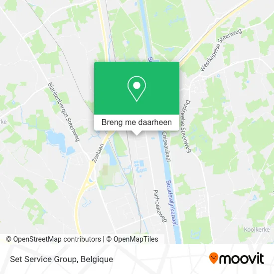 Set Service Group kaart