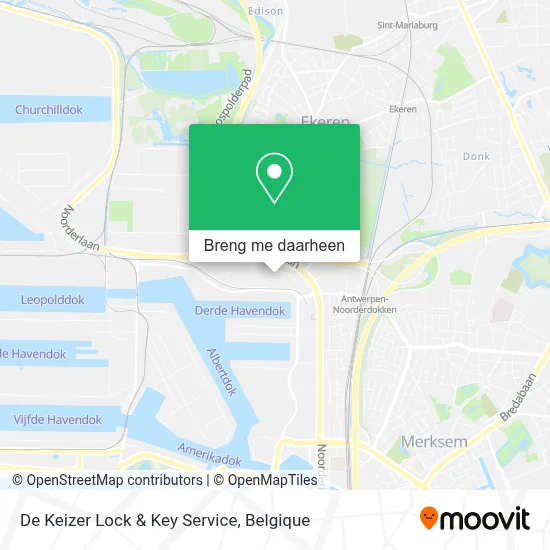 De Keizer Lock & Key Service kaart