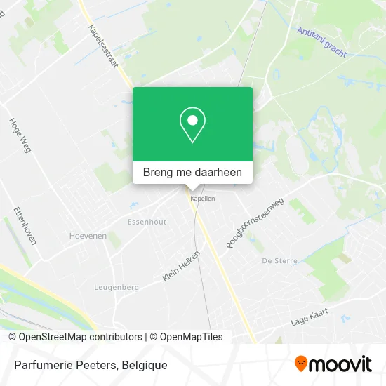 Parfumerie Peeters kaart