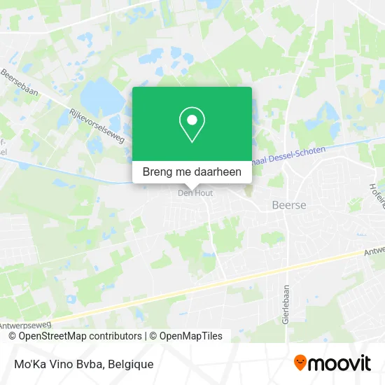 Mo'Ka Vino Bvba kaart