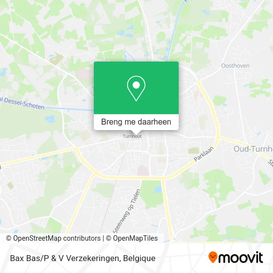Bax Bas/P & V Verzekeringen kaart