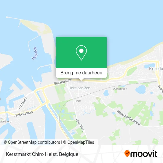 Kerstmarkt Chiro Heist kaart