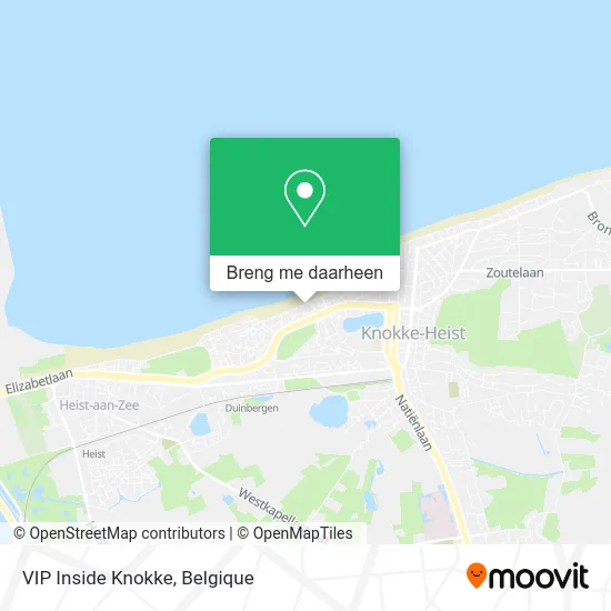 VIP Inside Knokke kaart