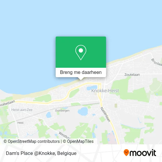Dam's Place @Knokke kaart