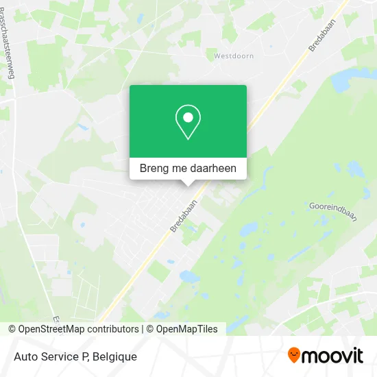 Auto Service P kaart