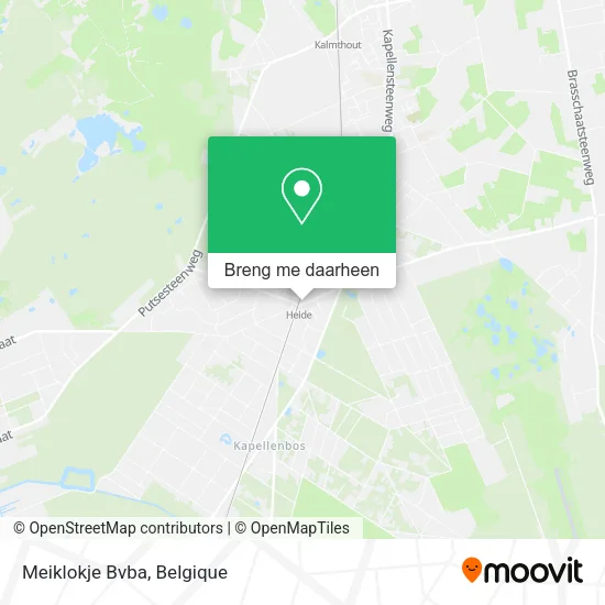 Meiklokje Bvba kaart