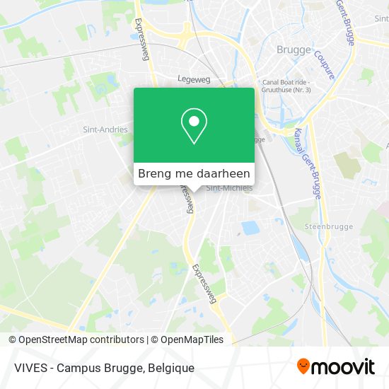 VIVES - Campus Brugge kaart