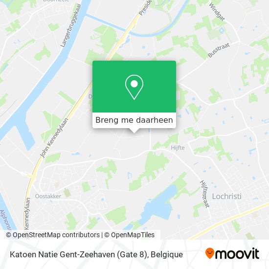 Katoen Natie Gent-Zeehaven (Gate 8) kaart