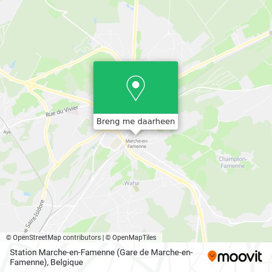 Station Marche-en-Famenne (Gare de Marche-en-Famenne) kaart