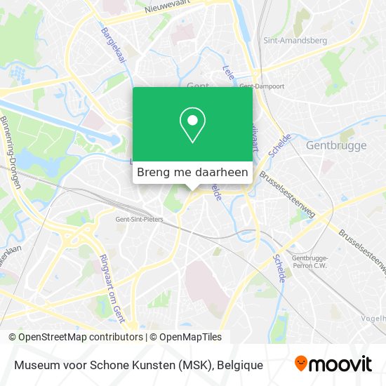 Museum voor Schone Kunsten (MSK) kaart