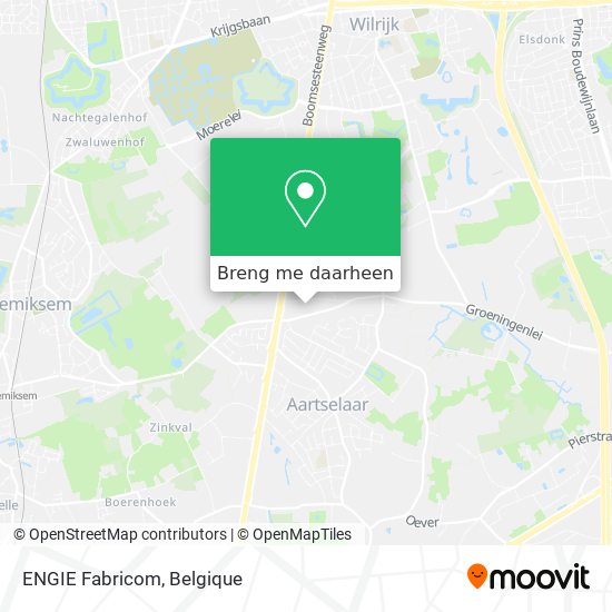 ENGIE Fabricom kaart