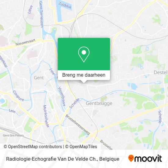 Radiologie-Echografie Van De Velde Ch. kaart