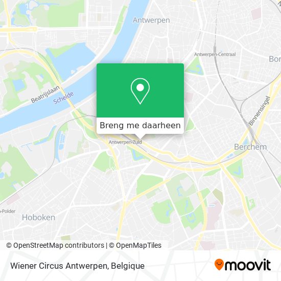 Wiener Circus Antwerpen kaart
