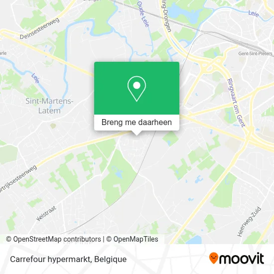 Carrefour hypermarkt kaart