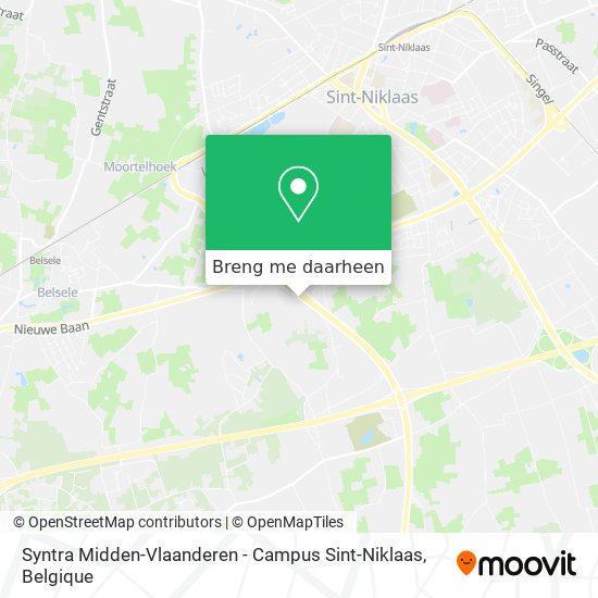 Syntra Midden-Vlaanderen - Campus Sint-Niklaas kaart
