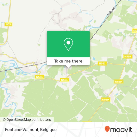 Fontaine-Valmont kaart