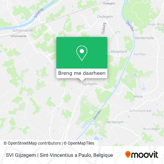 SVI Gijzegem | Sint-Vincentius a Paulo kaart