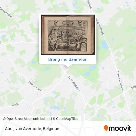 Abdij van Averbode kaart