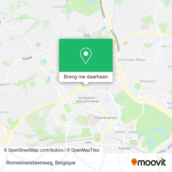 Romeinsesteenweg kaart