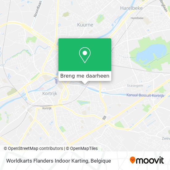 Worldkarts Flanders Indoor Karting kaart