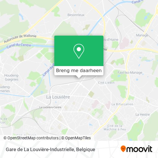 Gare de La Louvière-Industrielle kaart