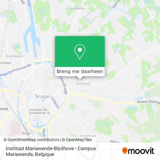 Instituut Mariawende-Blydhove - Campus Mariawende kaart