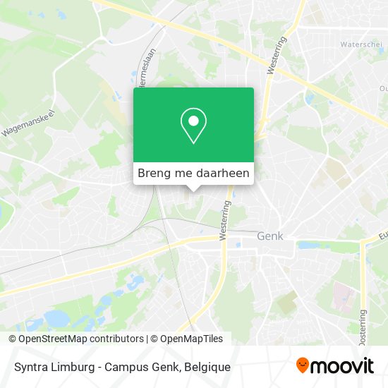 Syntra Limburg - Campus Genk kaart