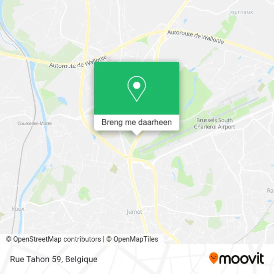 Rue Tahon 59 kaart