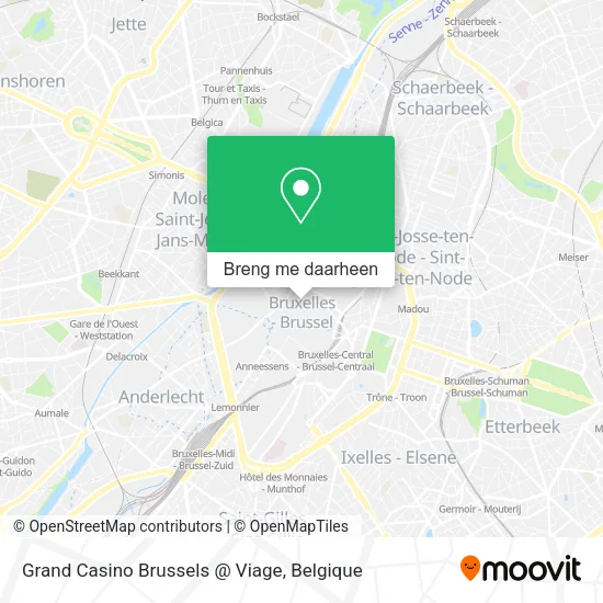 Grand Casino Brussels @ Viage kaart