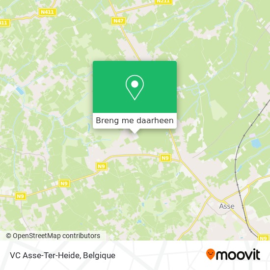 VC Asse-Ter-Heide kaart