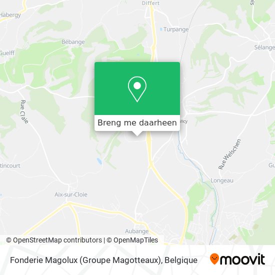 Fonderie Magolux (Groupe Magotteaux) kaart